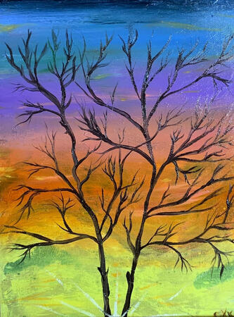 Air. Oil on Canvas Board. January 2023.