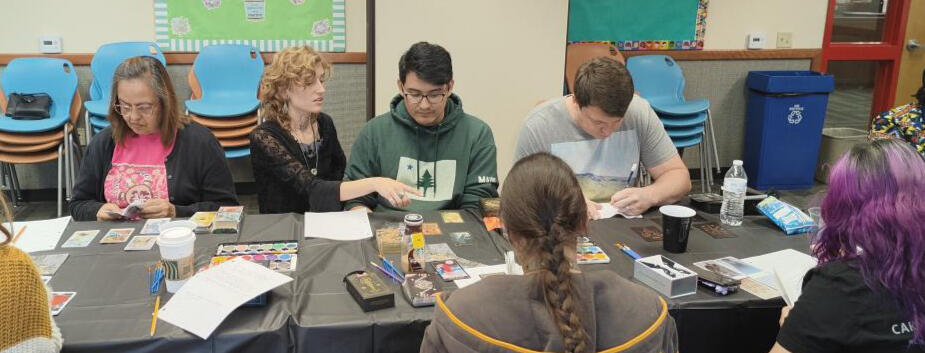 Tarot and Watercolor Workshop at Ontario Library Lewis Branch for Mental Health Month-11/2024