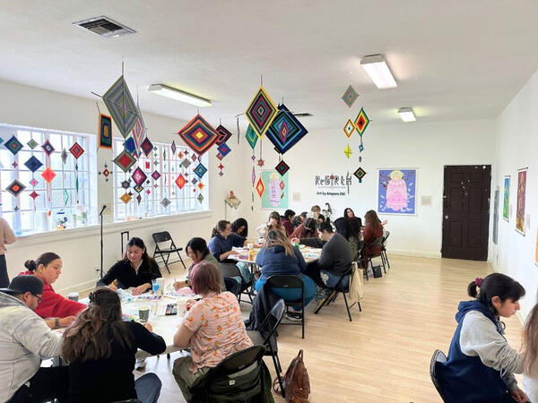 Tarot and Watercolor Workshop at the Garcia Center in San Bernardino 03/2024